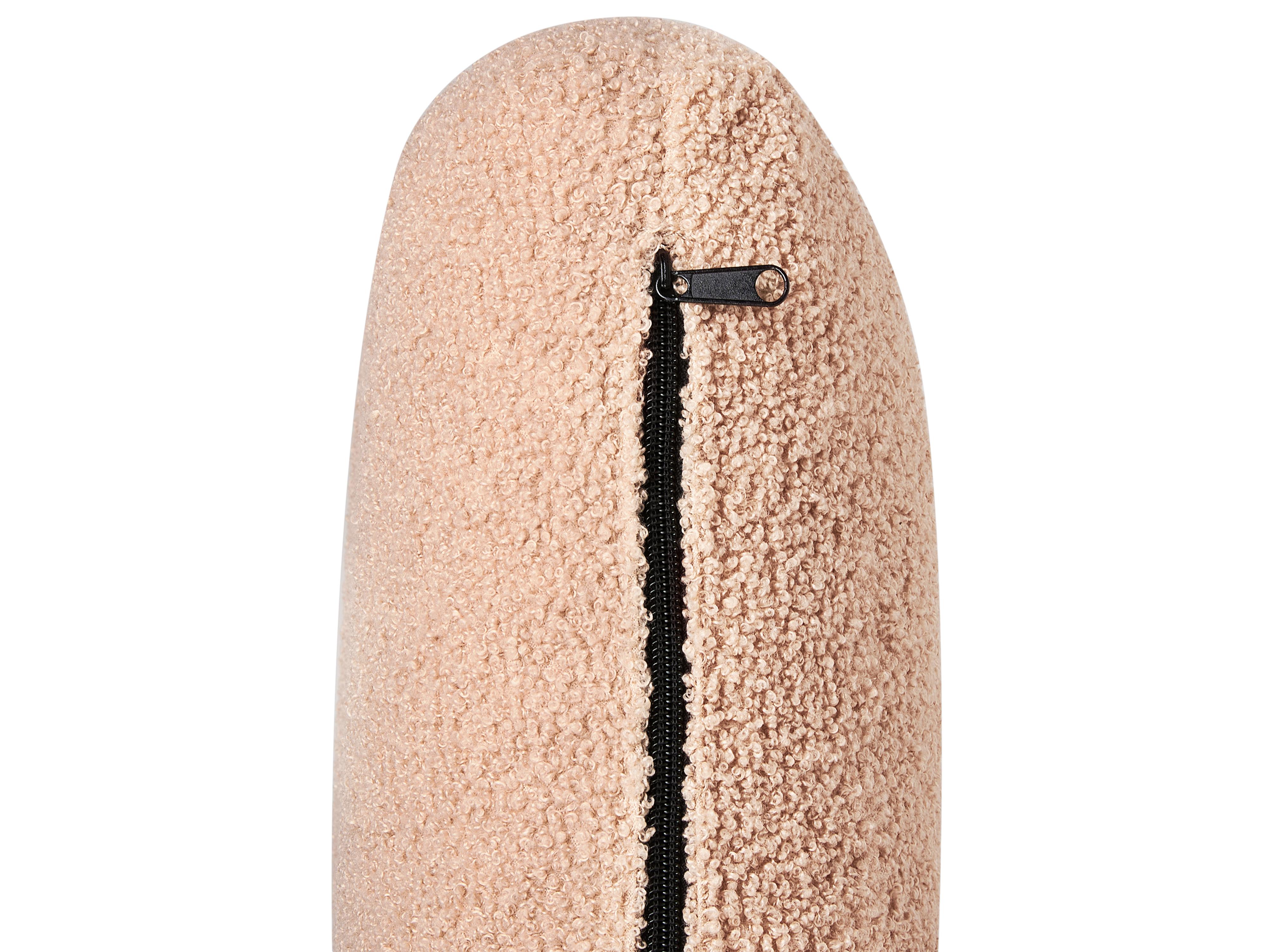 Linkszijdige chaise longue ARTHEZE Bouclé Beige