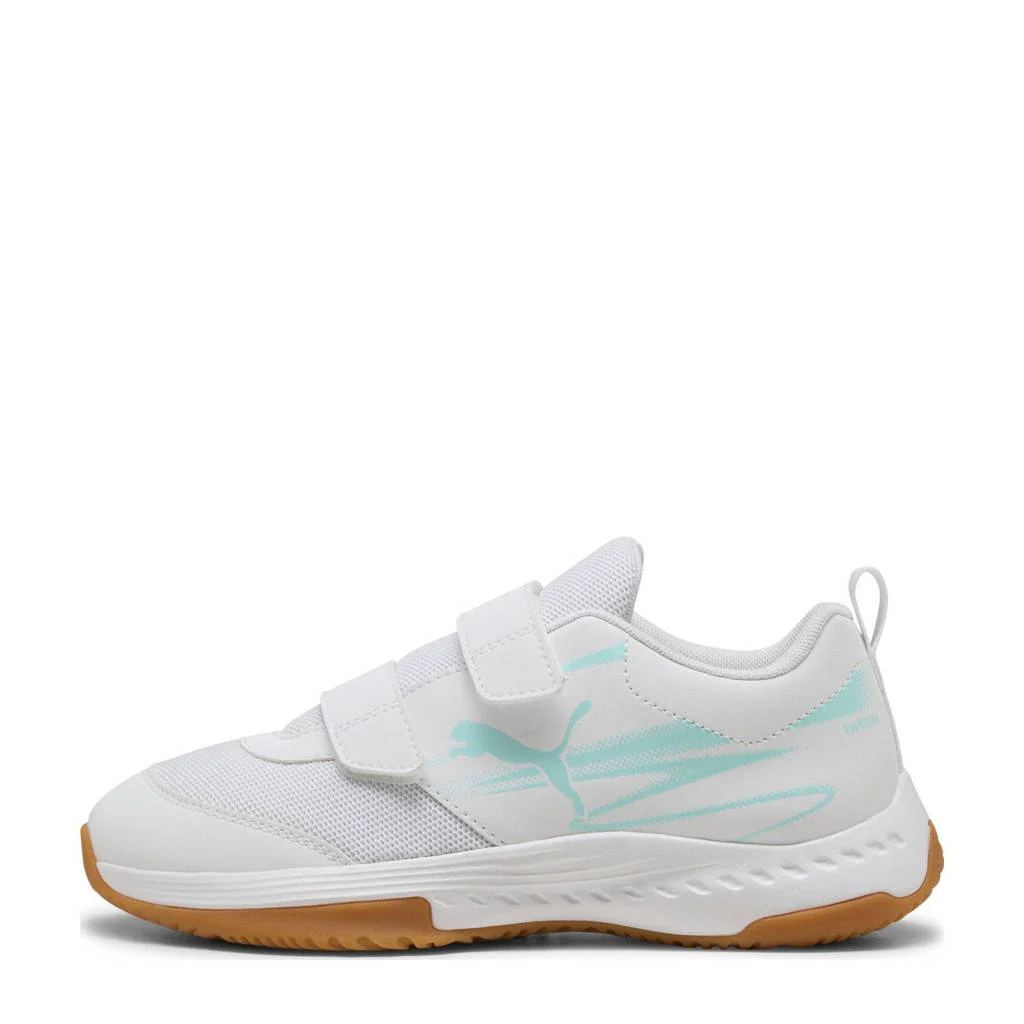 Puma Varion II V Jrzaalsportschoenen mintgroen/wit