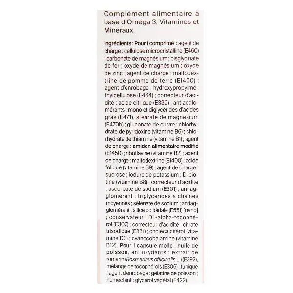 Oligobs Gravidez - Ômega 3 - Ferro - Magnésio - 30 comprimidos + 30 cápsulas