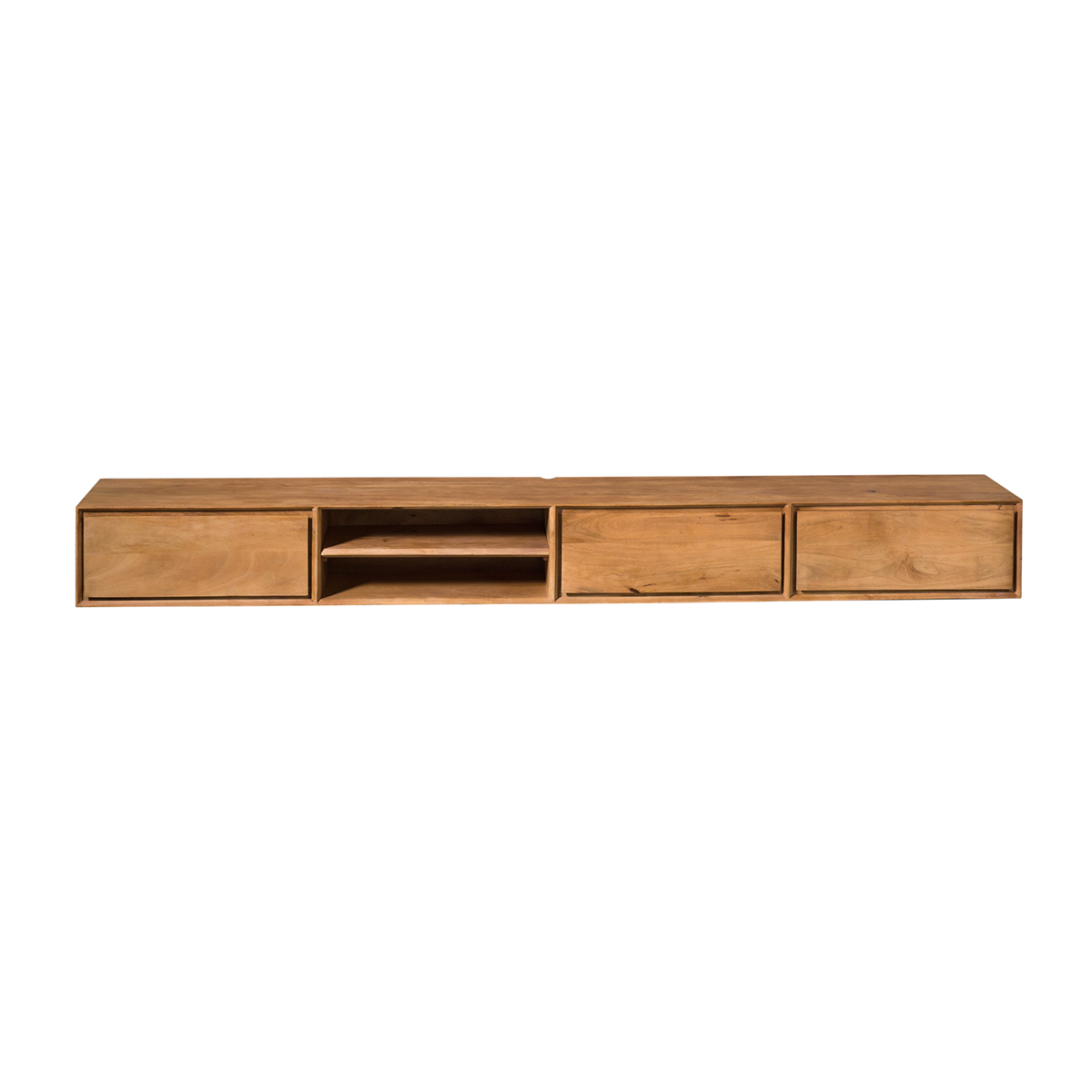 Zwevend Tv-meubel Ambi naturel 280 cm