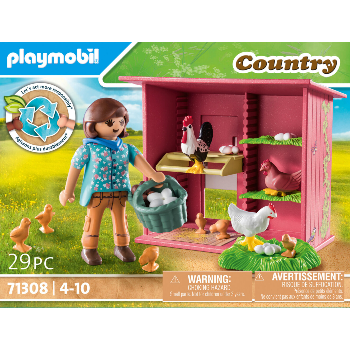 Playmobil 71308 Hühner mit Küken 4+ Jahre