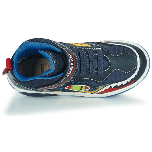 Geox - J INEK BOY A - Bleu  / Rouge