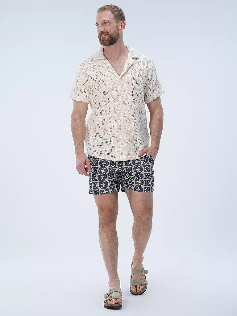 OAS Badeshorts FORGE HYPNOTISE blau