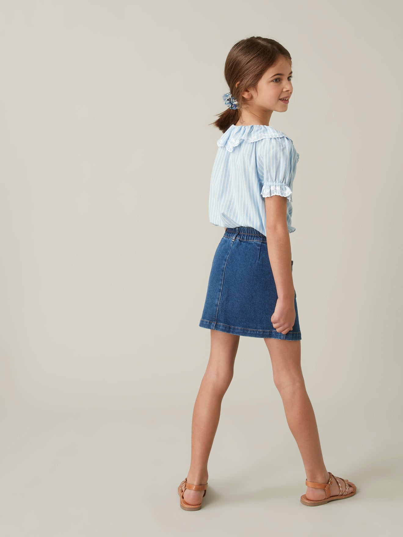 Blouse brodée Fille
