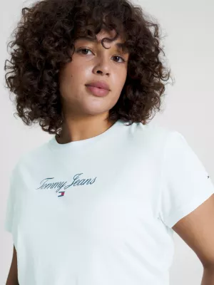Camiseta cropped com logo essencial da Curve