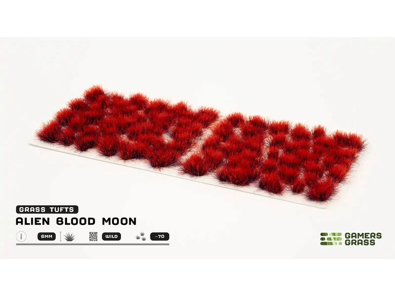 GamersGrass Tufts Wild Alien Blood Moon 6 mm Hochwertige Tufts für den Gelände- und Miniaturenbau