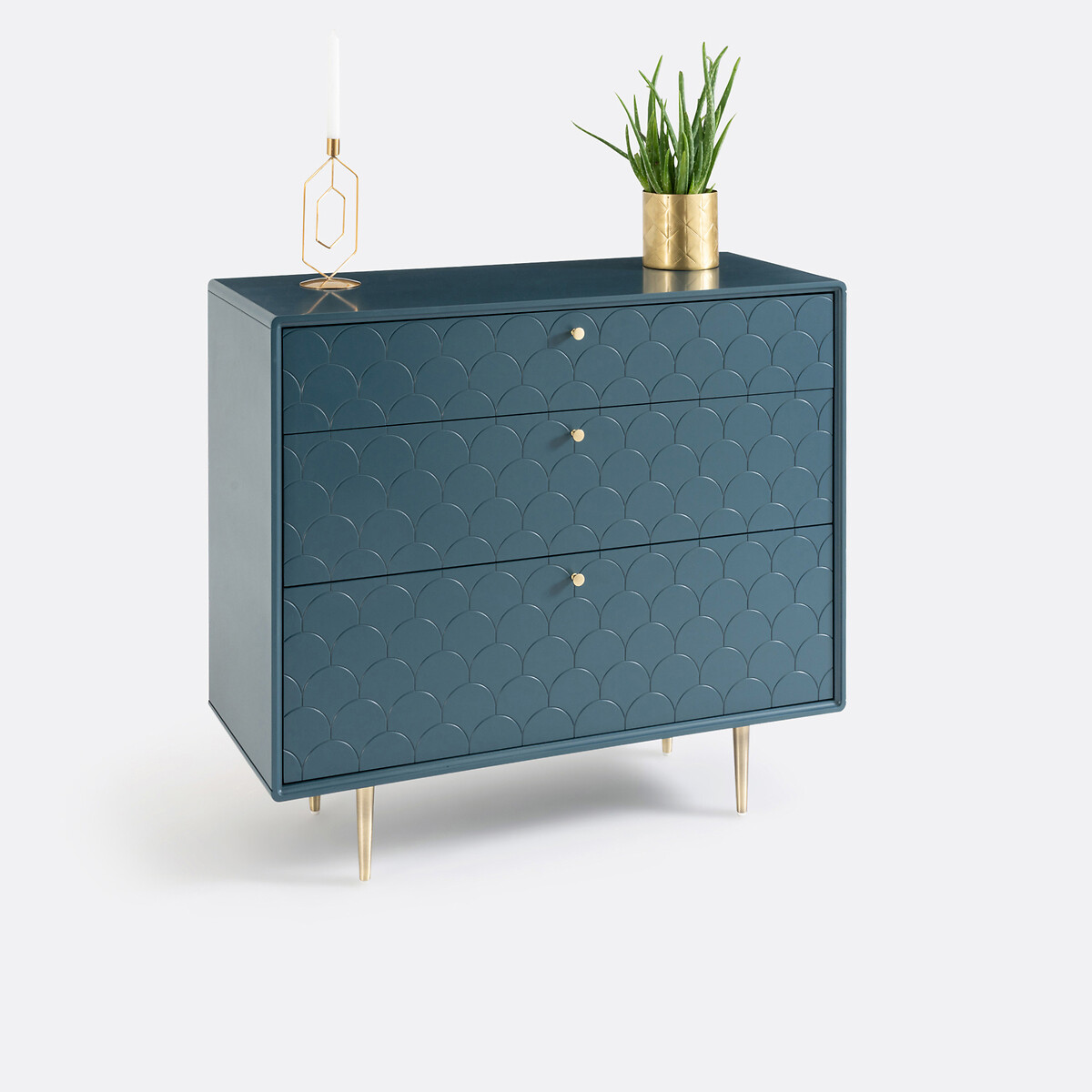 LA REDOUTE INTERIEURS<br>Cômoda 3 gavetas, Luxore