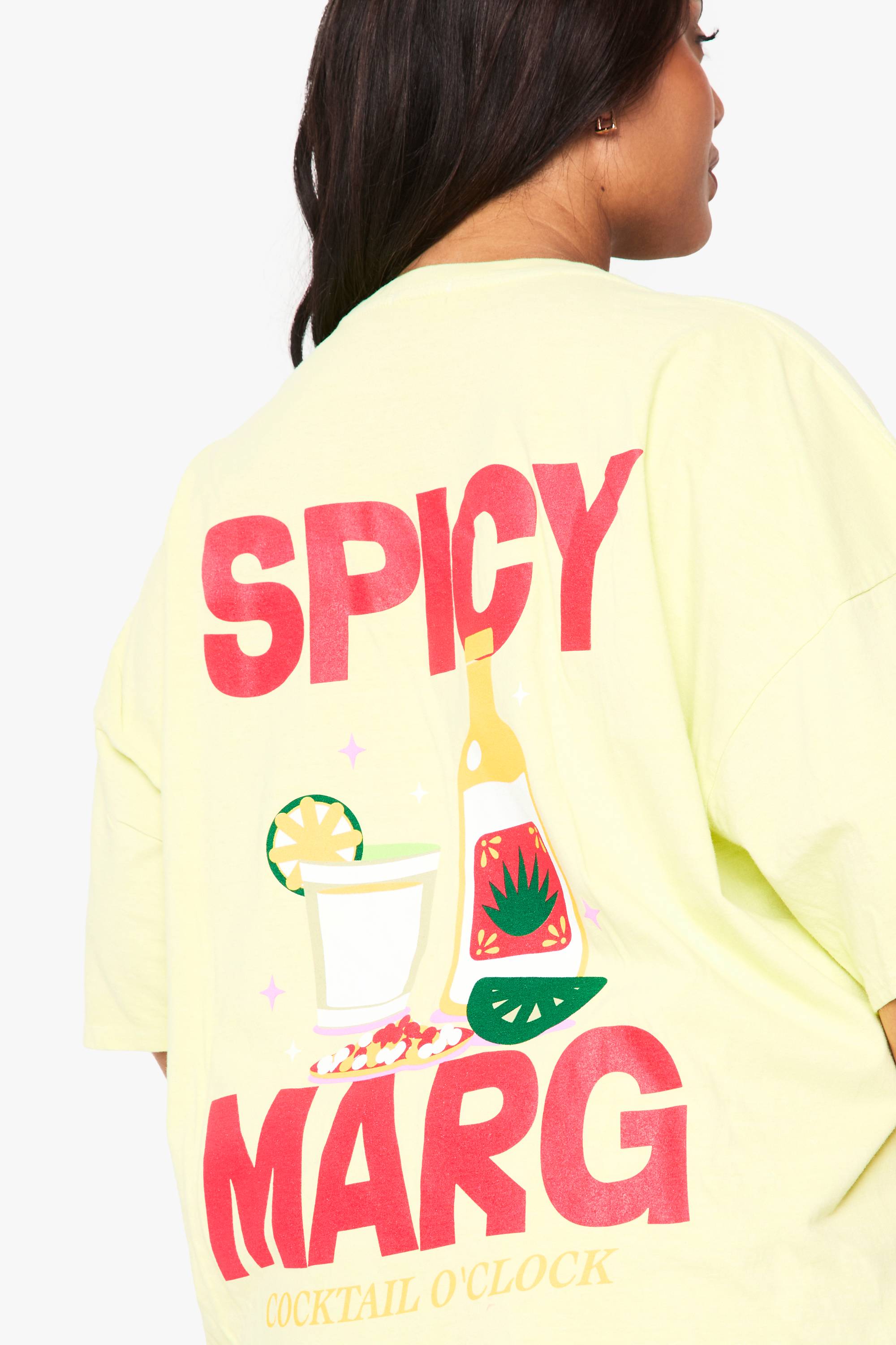 boohoo T-SHIRT SURDIMENSIONNÉ PLUS SPICY MARG