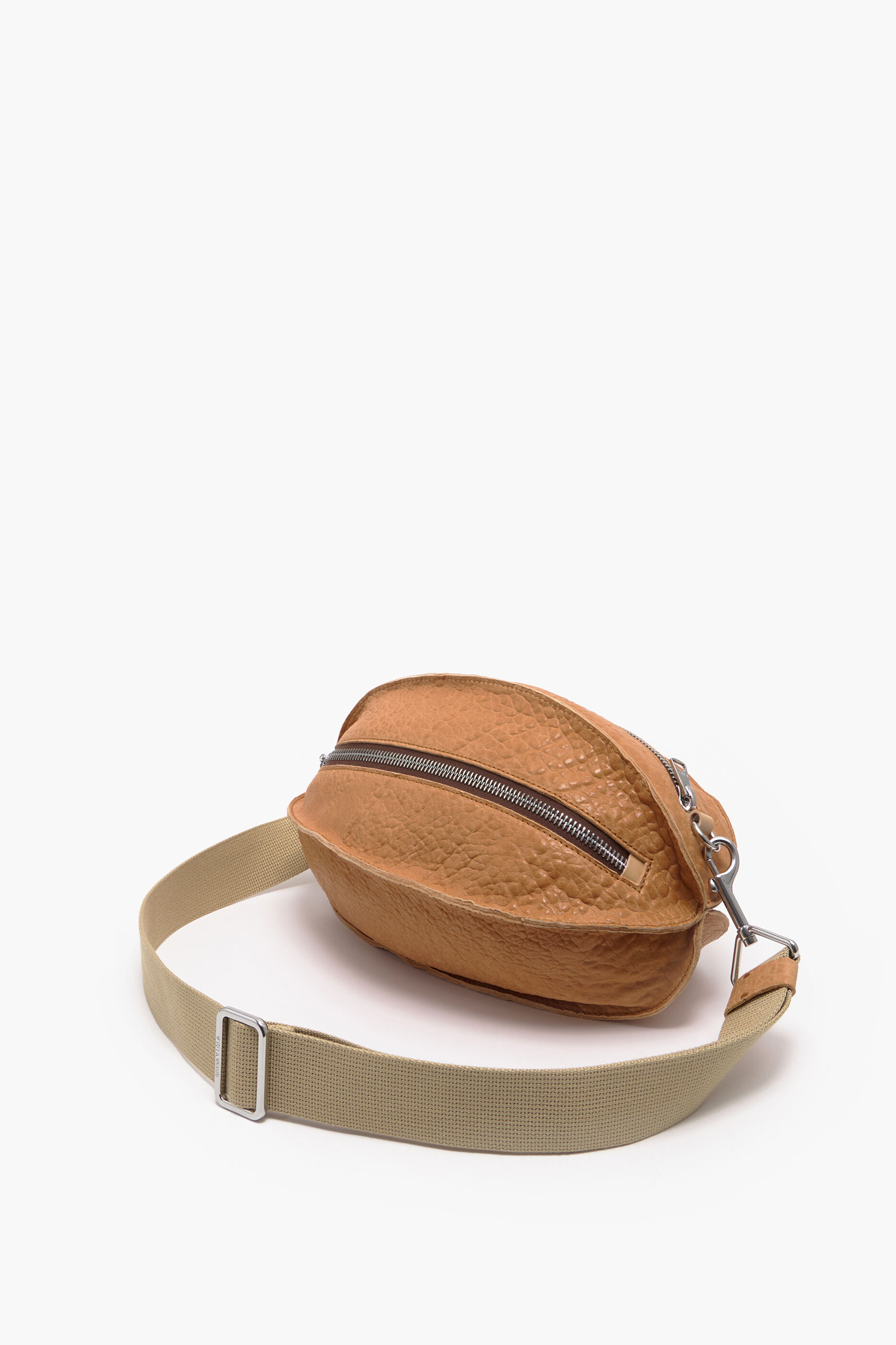 Bolsa para bolas tamanho G em couro cor de camelo