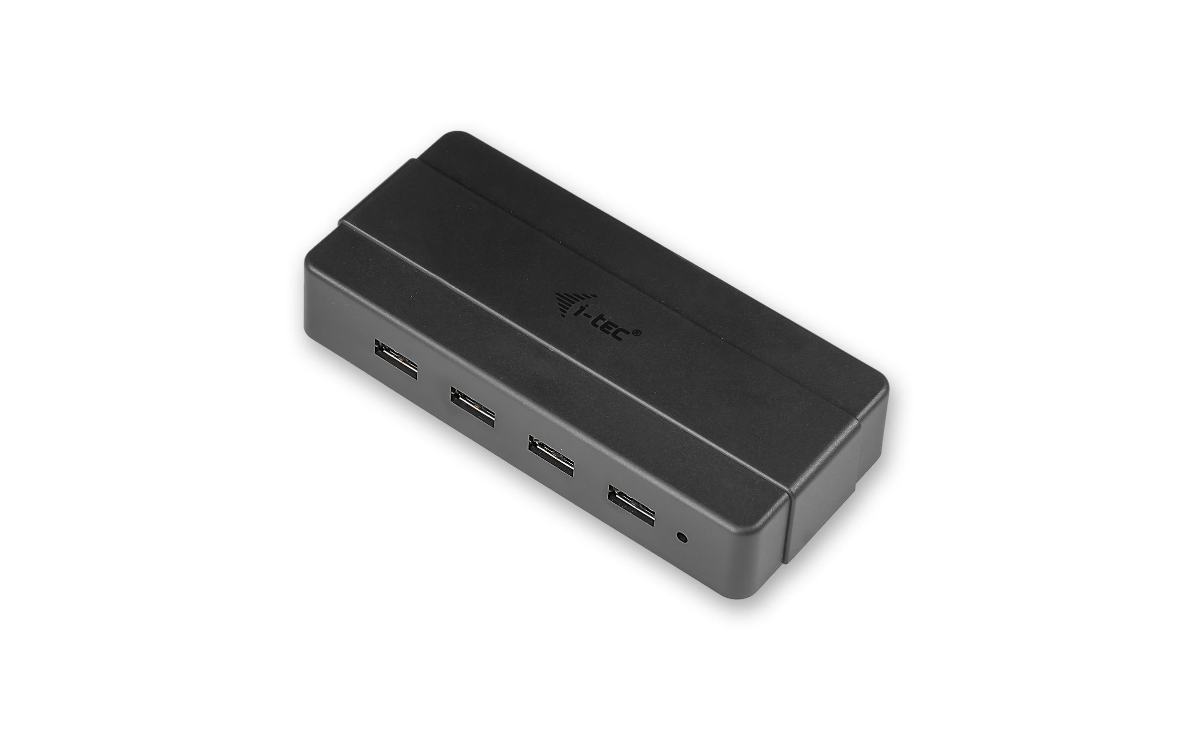USB-Hub USB 3.0 Charging 4 Port + Power AdapterKompakter 4-Port USB-Hub