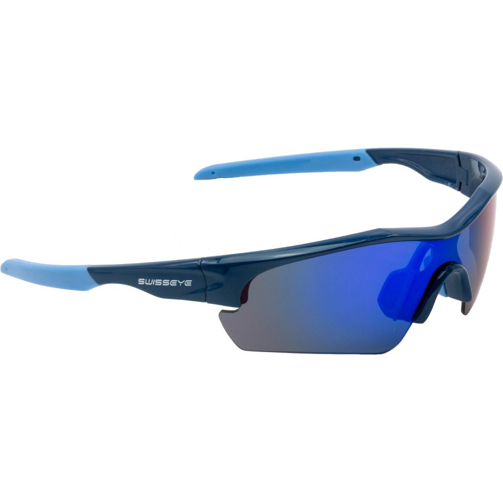 Swiss Eye Spin Sonnenbrille Kinder dark blue shiny light blue smoke