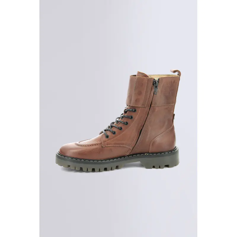 DECKRANGER CAMEL BOTTINES Cuir Femme