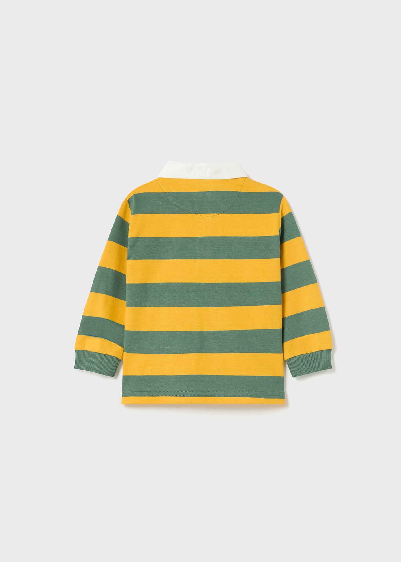 Camisa polo listrada Better Cotton para bebês