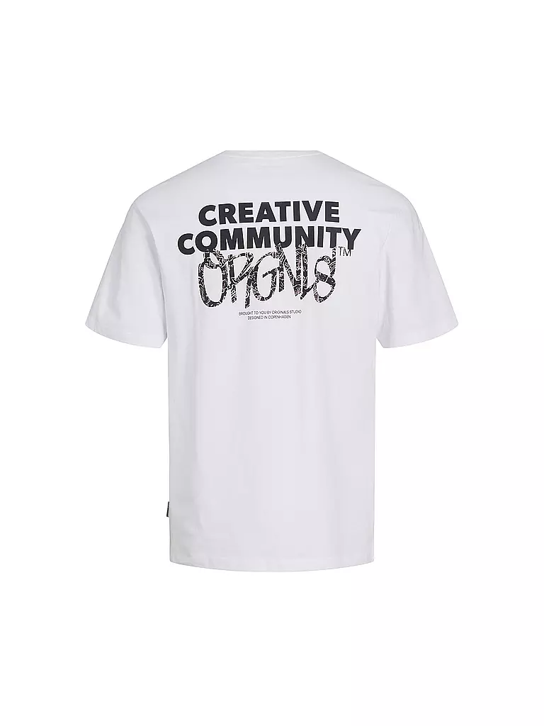 JACK & JONES Jungen T-Shirt JORBUSHWICK weiss