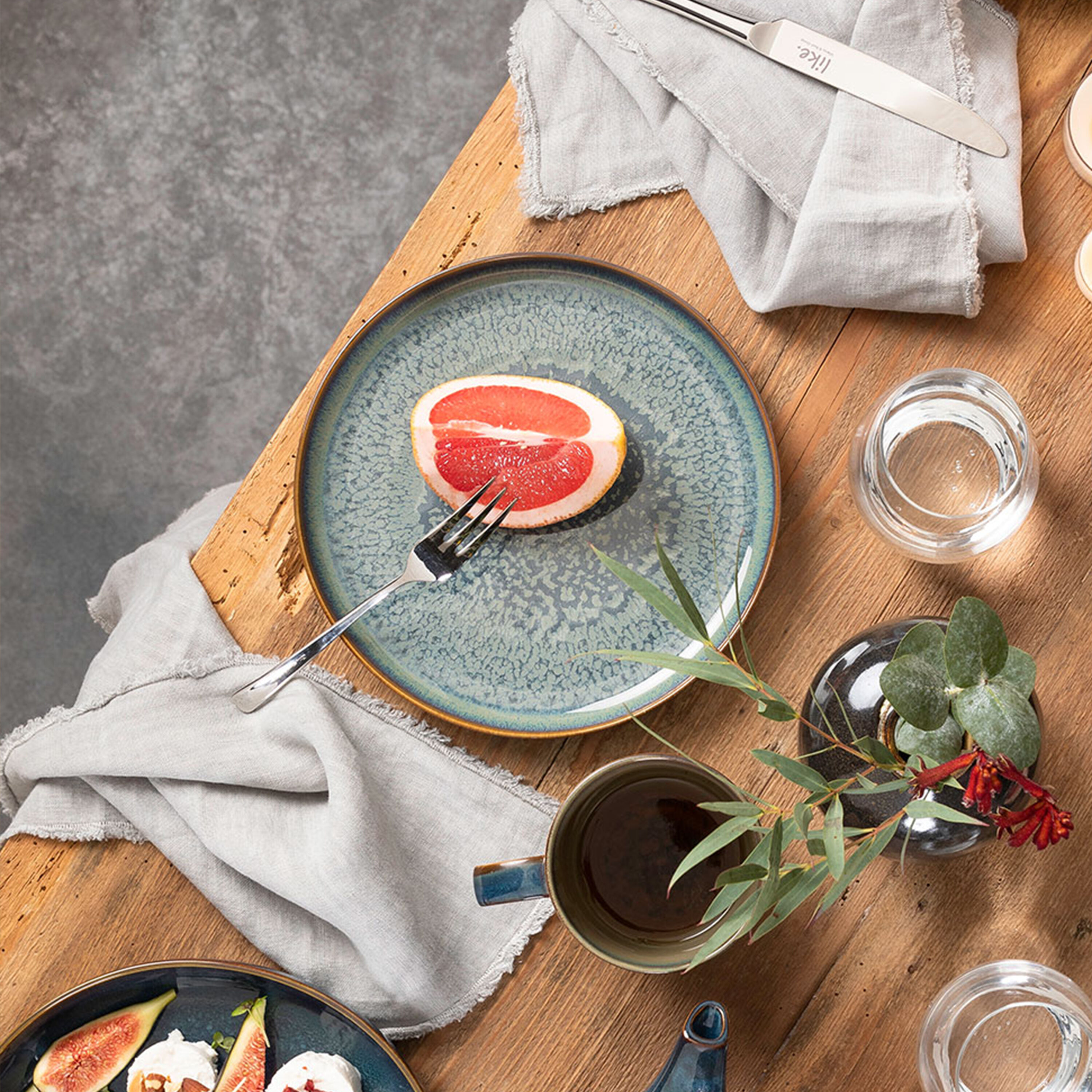 Crafted Dinner plate Green, 10.2'', Premium Porcelain