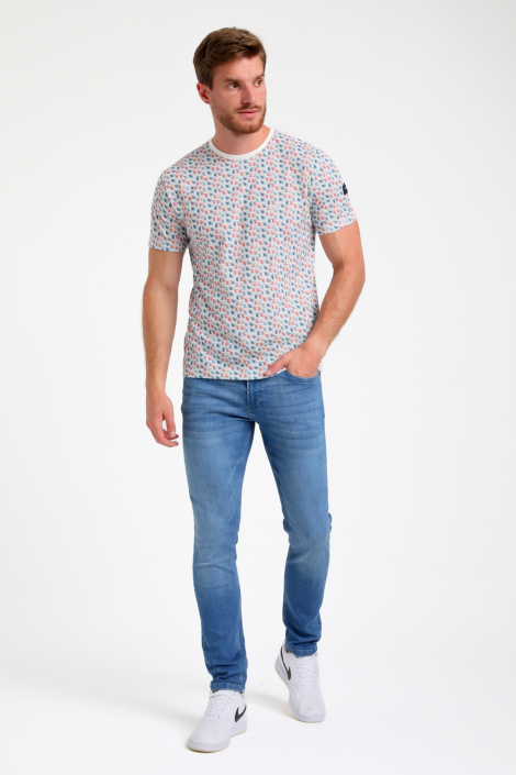Gabbiano ecru heren t-shirt
