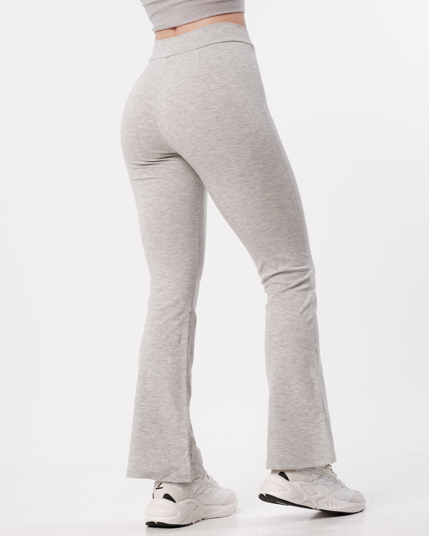 Bumpro Everyday Flare Pants Grey Marl