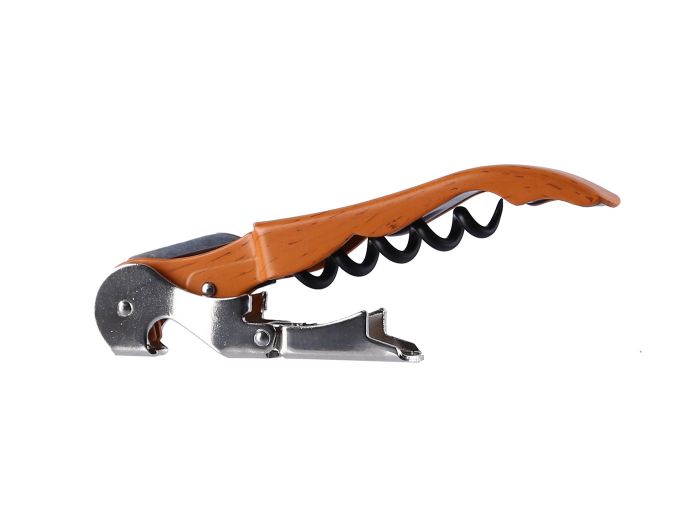 Pulltex Tire-bouchon Pulltaps double levier - Effet bois
