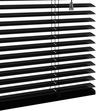 GAMMA aluminum jaloezie 25 mm zwart (kleurnr. 203) 200x180 cm (bxh)