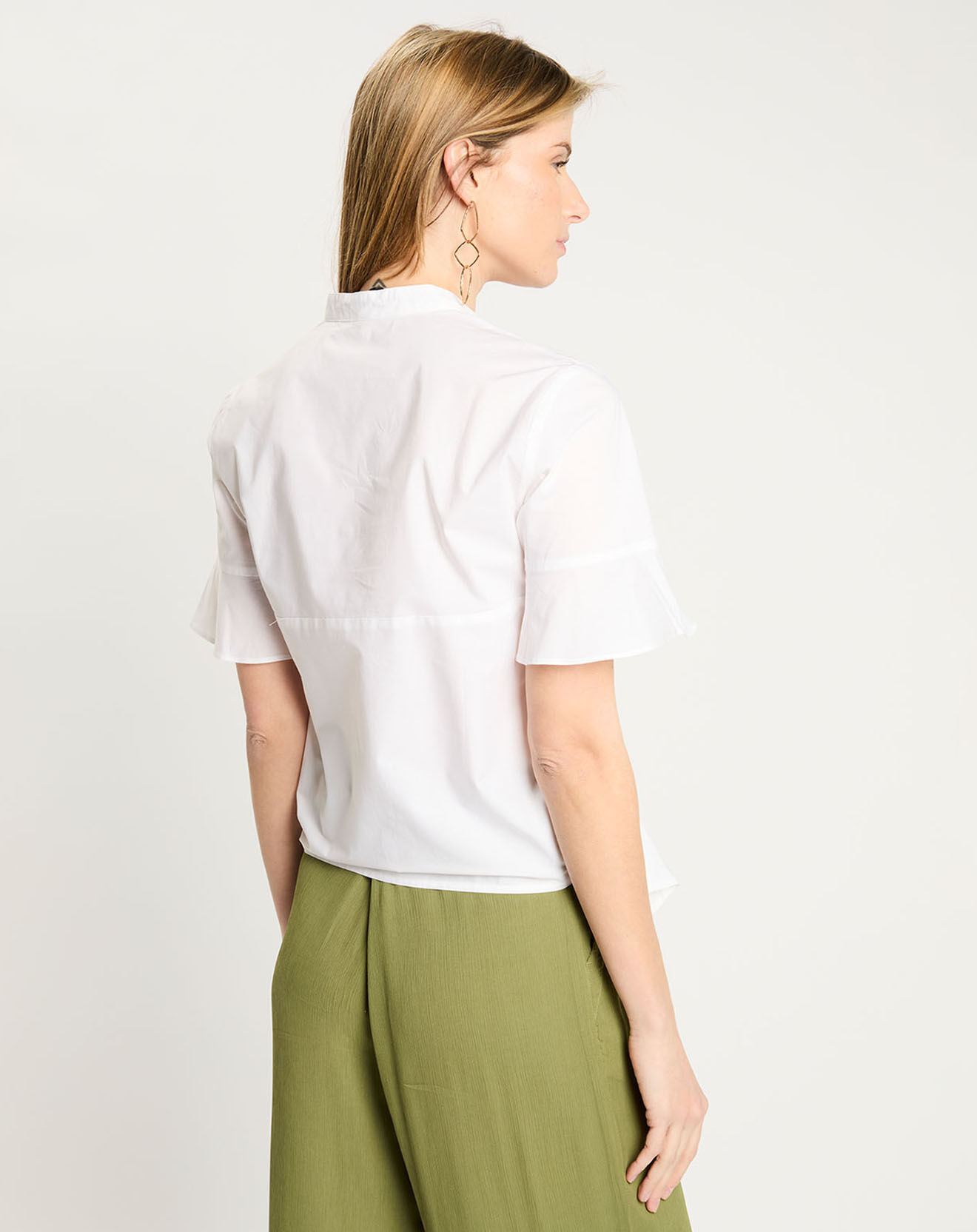 Scotch & Soda Chemise Nouée blanche