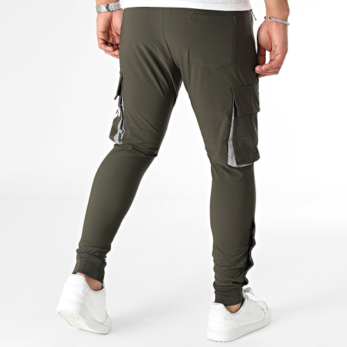 Pantalon Cargo Vert Kaki Foncé