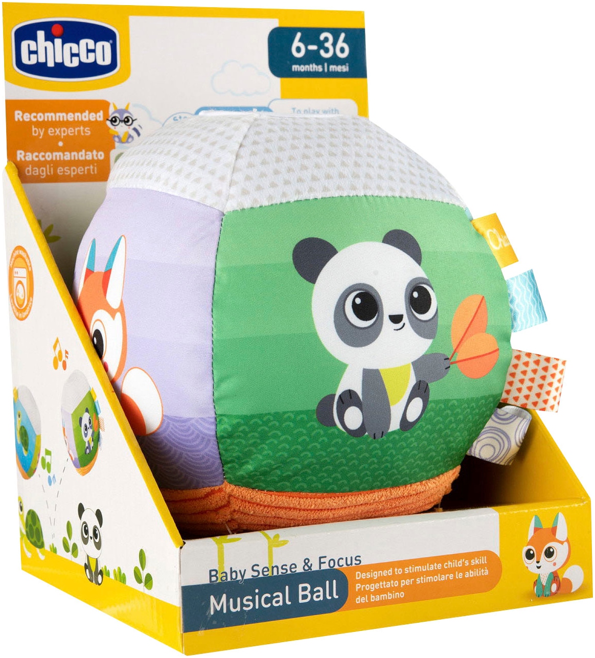 Chicco Greifspielzeug »Musical Ball« mit Soundfunktion