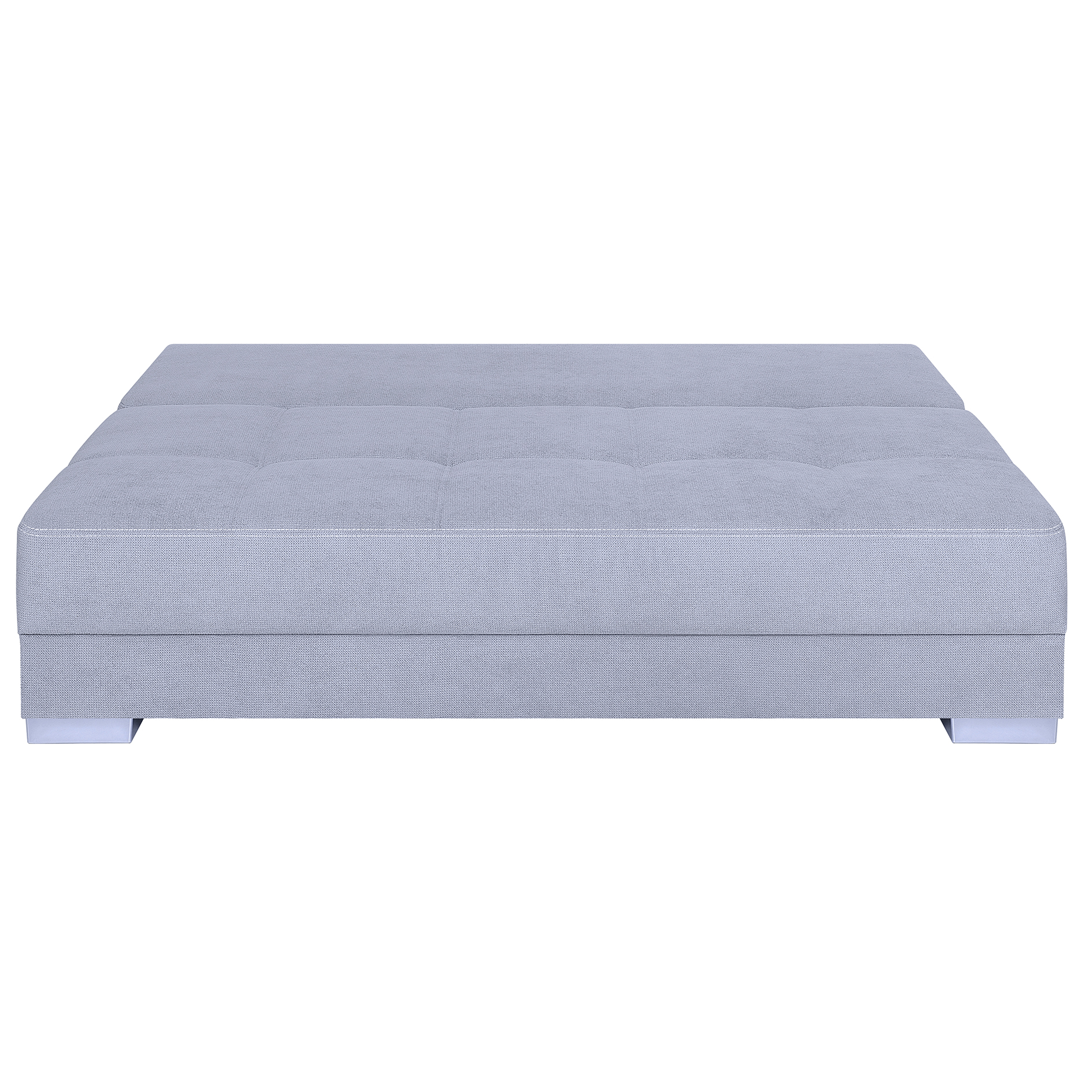Schlafsofa - grau - mit Staukasten - Dauerschläfer