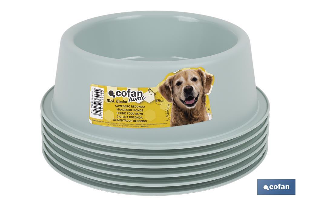 Alimentador para animais de estimação | Verde-água | Dimensões: 24,5 cm x 7,5 cm | 6 unidades