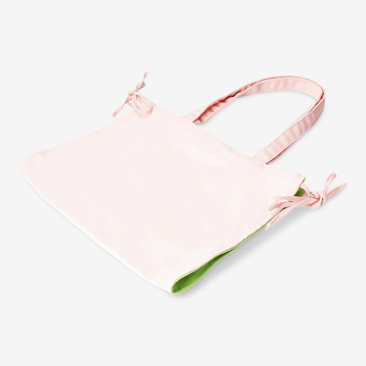 Shopper-taske med sløjfer