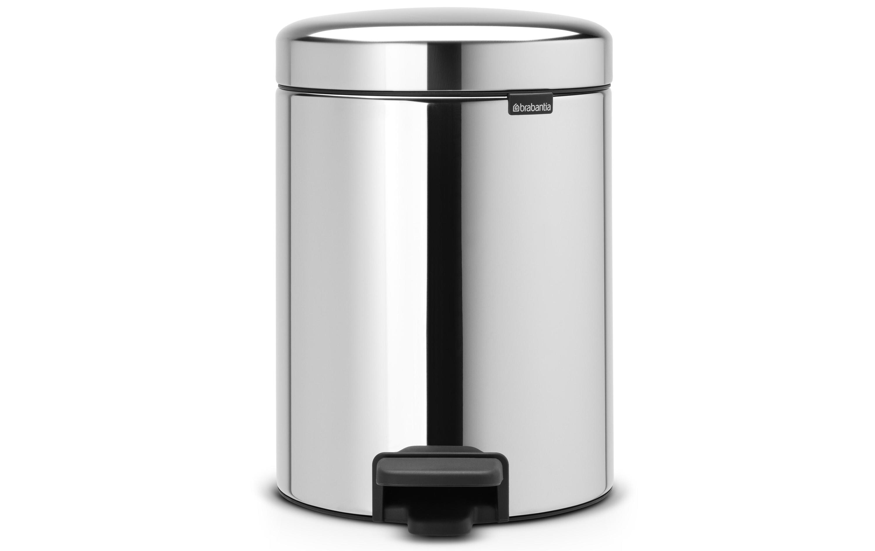 Kosmetikeimer NewIcon 5 l, Brilliant SteelTreteimer