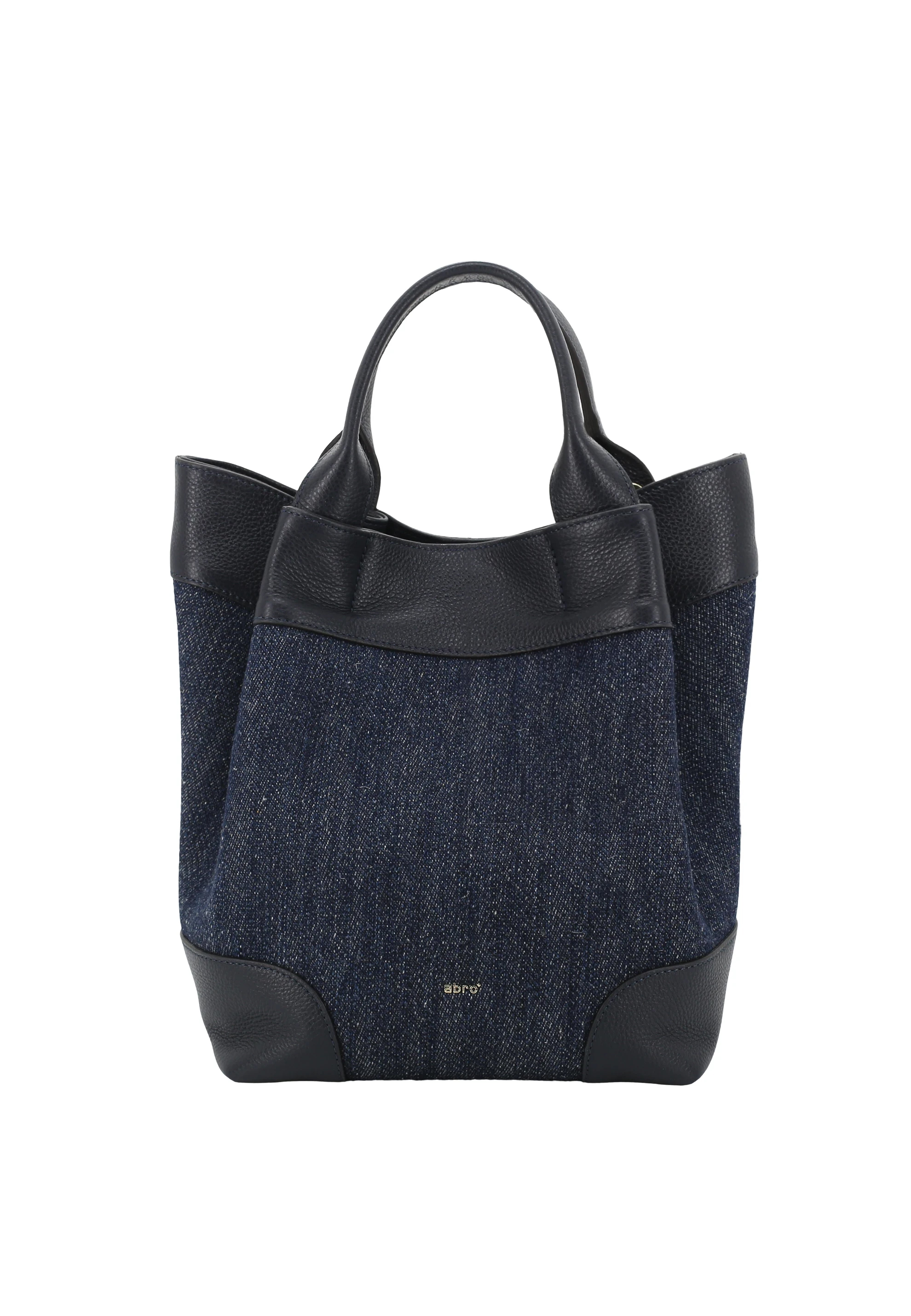 Shopper ESSENTIAL medium Leather Denim Wool Standard
