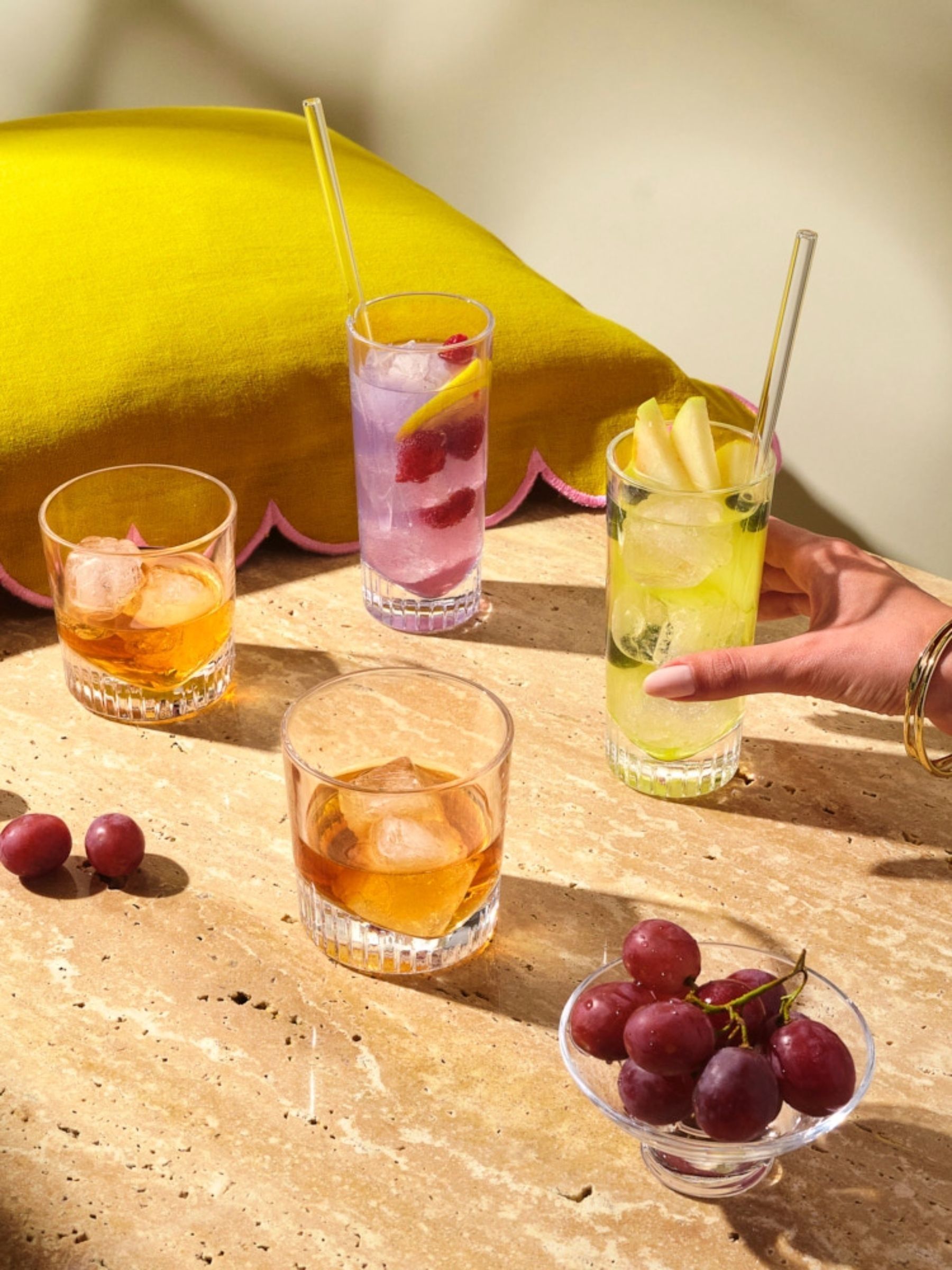 Nude Set of 4 Caldera Whisky Glasses 270cc