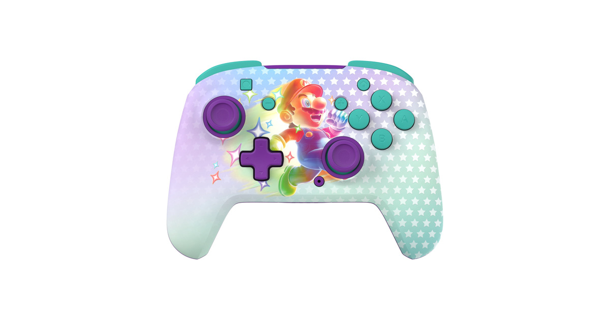Turtle BeachRematch draadloze gamingcontroller – Invincible Mario  (Paars, Nintendo Switch, Nintendo Switch Lite, Nintendo Switch - OLED-model, Nintendo Switch 2)