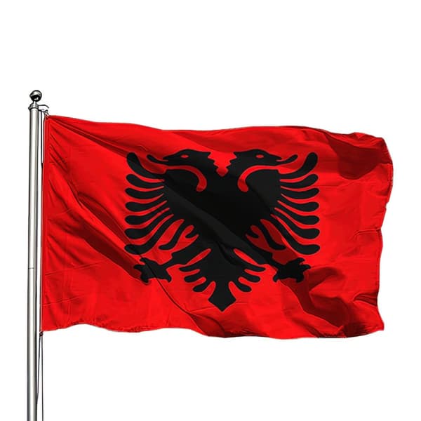 Albania Flagget - 150 x 90 cm