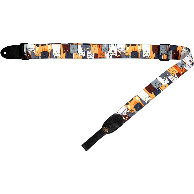 Flight S35 Polyester Ukelele Strap Cats draagband voor ukelele