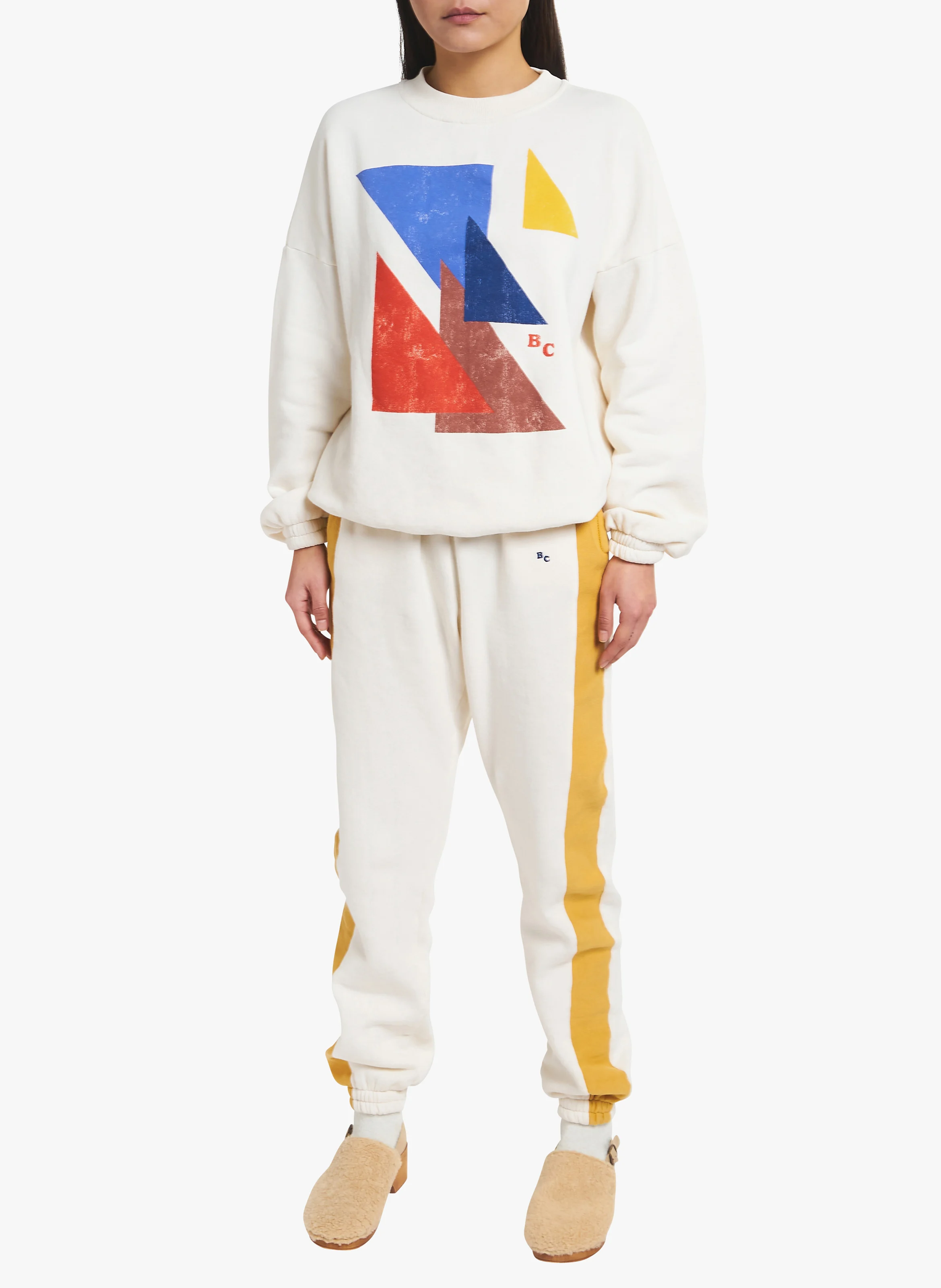 Pantalon de jogging en coton bio | Blanc