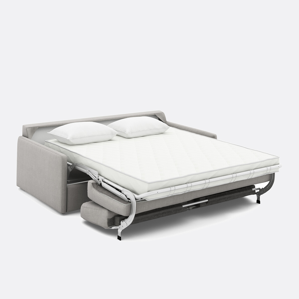 LA REDOUTE INTERIEURS<br>Sofá cama em algodão/linho, espuma, Marta