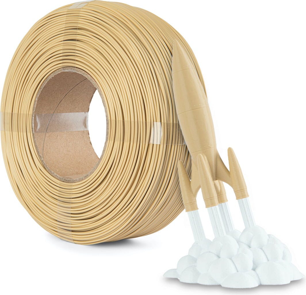 Spectrum  ReFill Premium PLA High Speed Latte Beige, 1,75 mm / 1000 g    PLA ohne Spule für den Hochgeschwindigkeitsdruck in Latte Beige