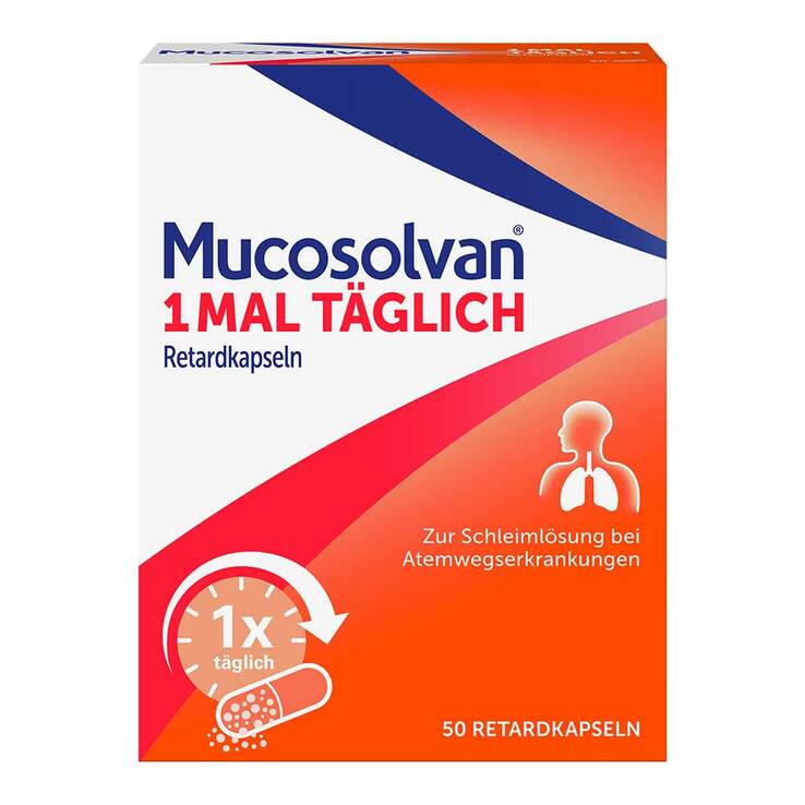 Mucosolvan 1x täglich Retardkapseln, 50 St