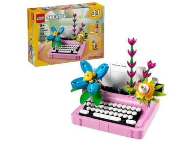 LEGO Typemachine met bloemen (31169)