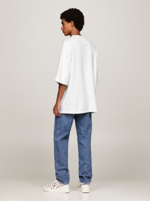 Camiseta essencial tonal de modelagem oversized