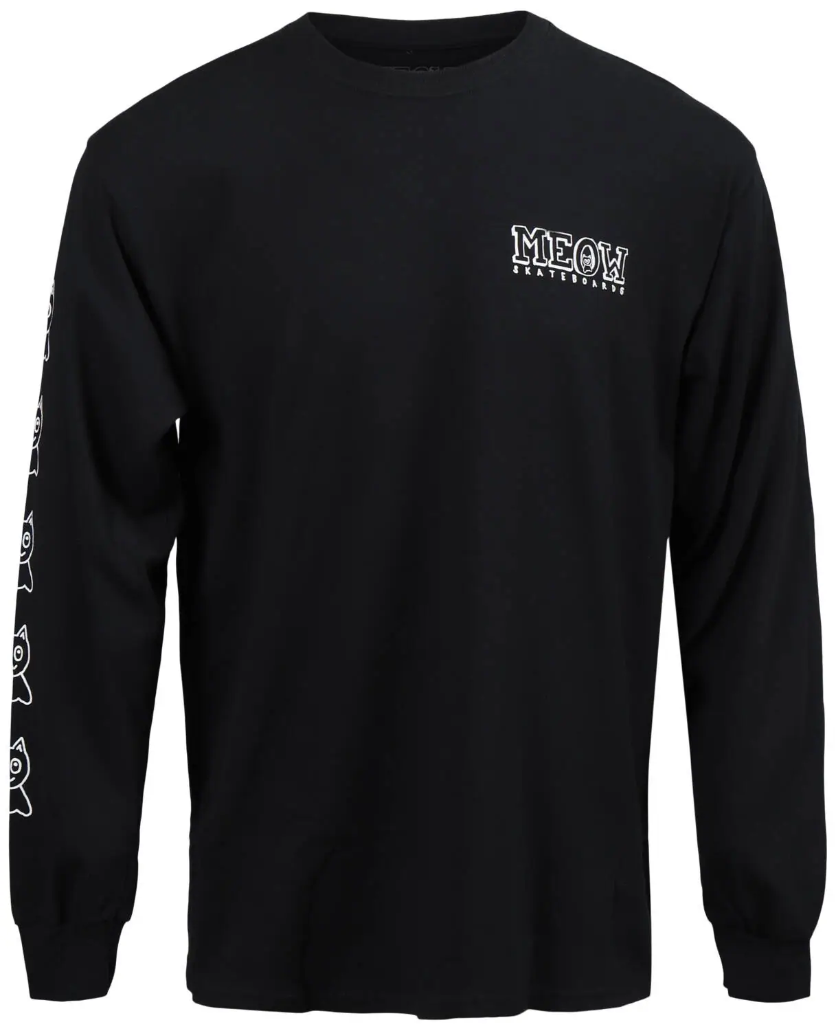 Meow Big Cat Longsleeve T-shirt | SkatePro