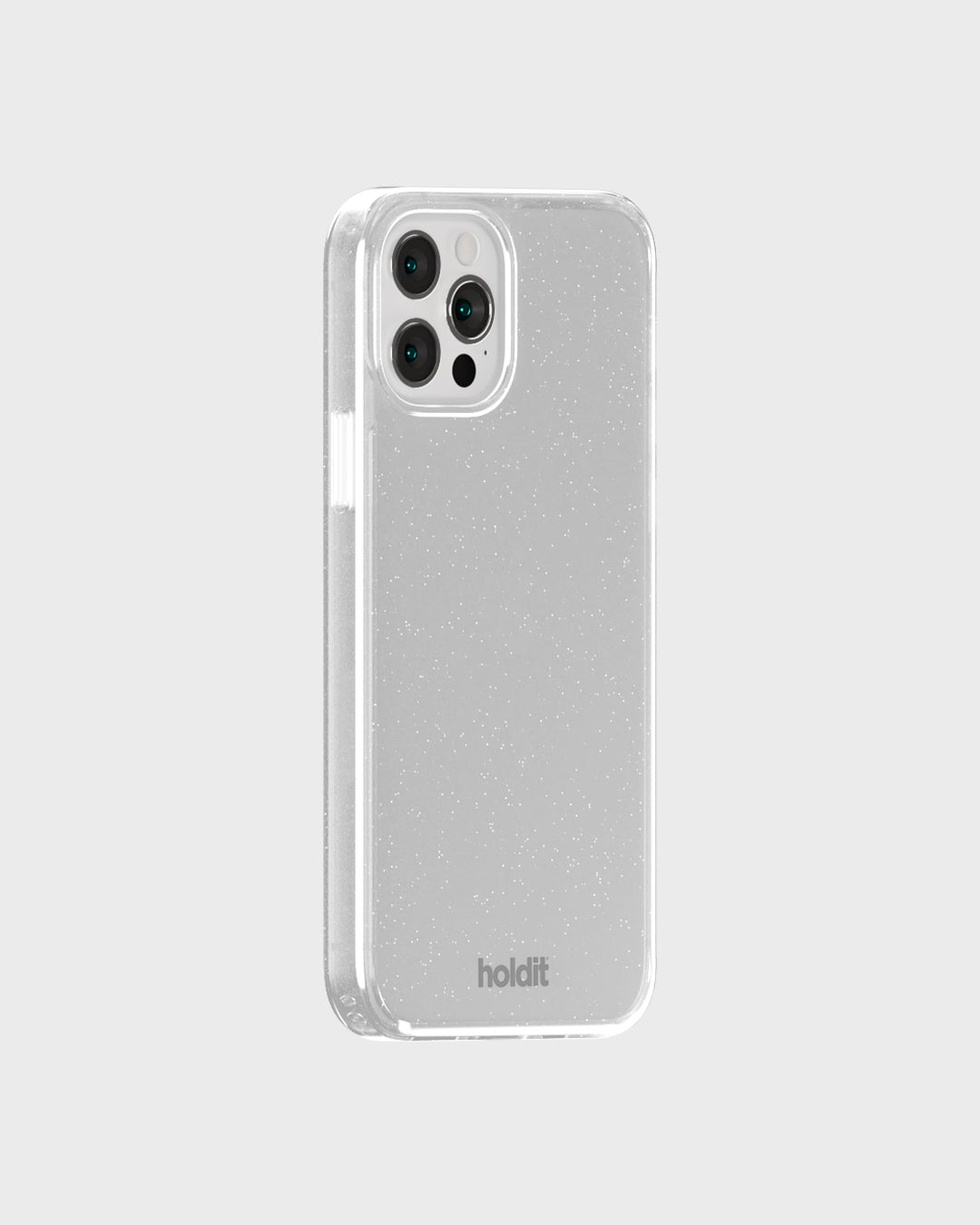 Holdit  Glitter iPhone cover - hvid