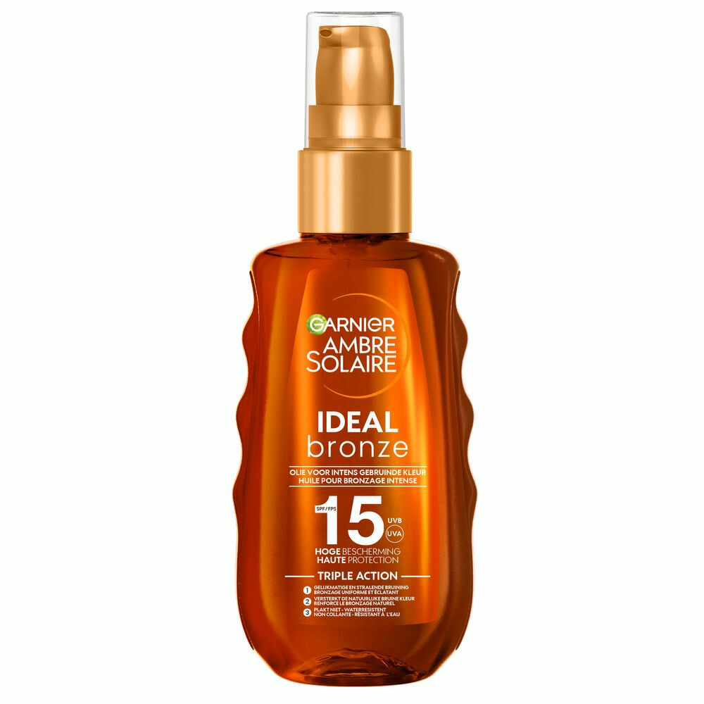 Garnier Ambre Solaire Ideal Bronze Beschermende Zonneolie SPF 15150 ml