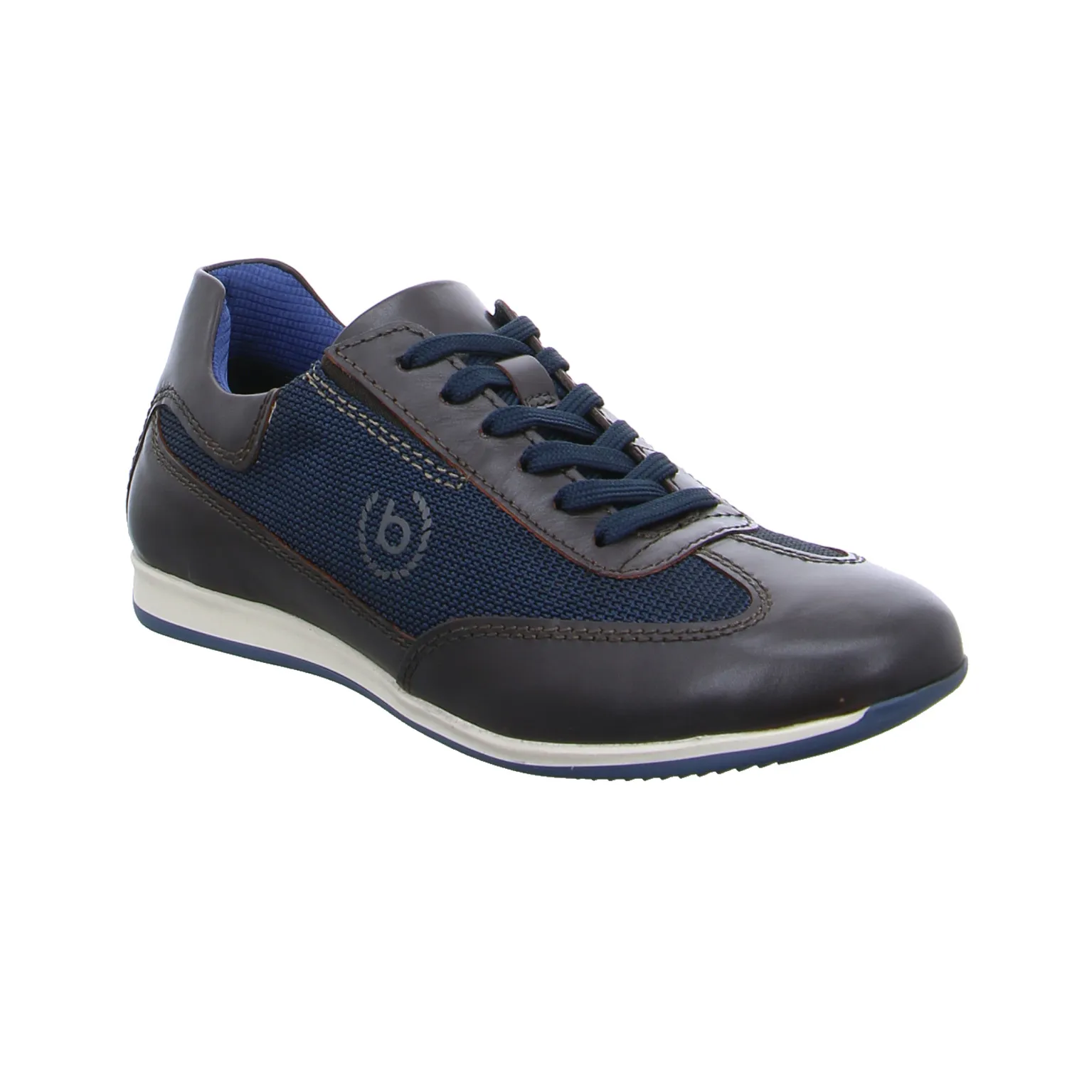 BUGATTI SHOES Halbschuhe Sneaker Braun Leder