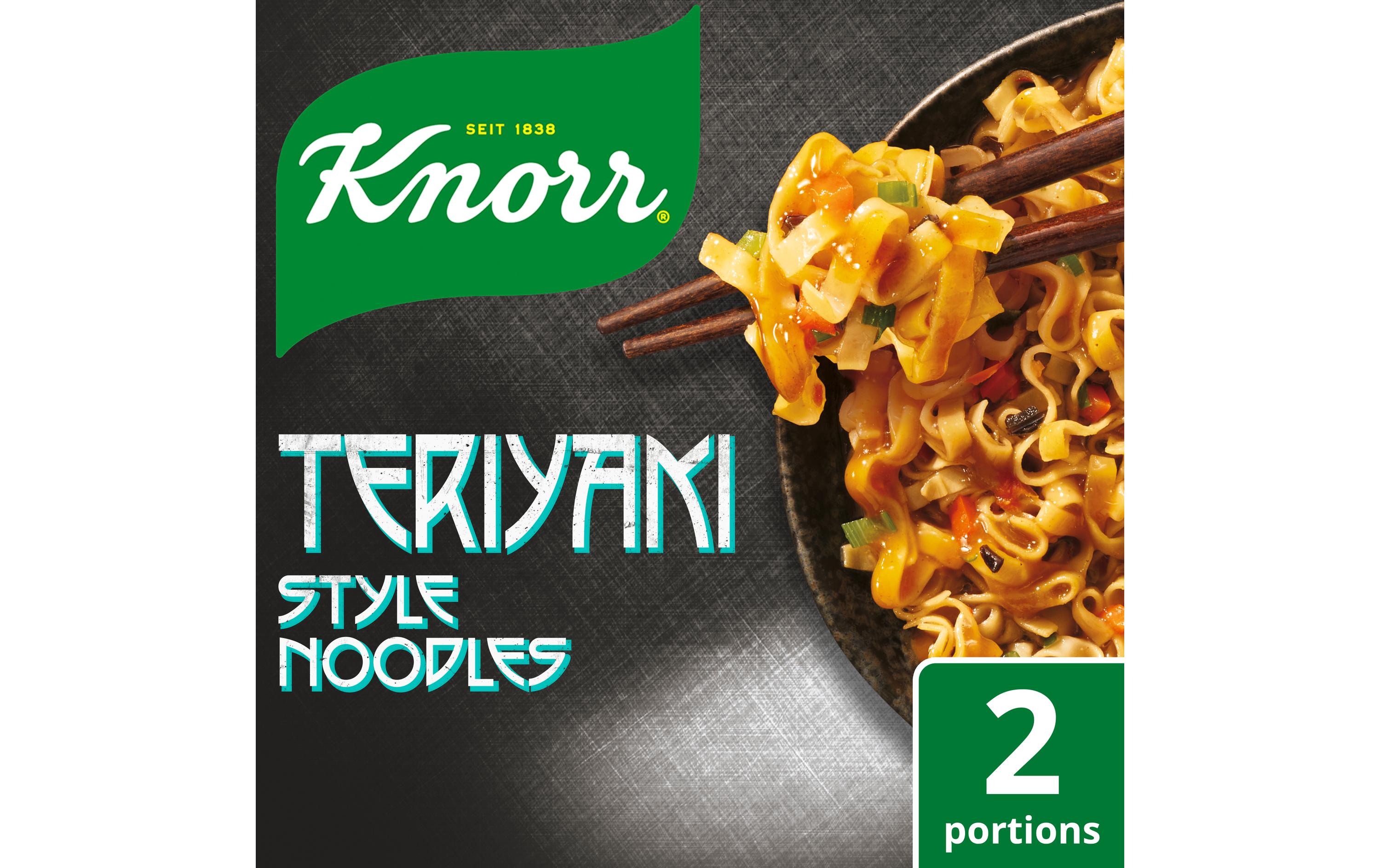 Asia Specials Teriyaki Style Noodles 2 PortionenWürziges Nudelgericht an asiatischer Sauce