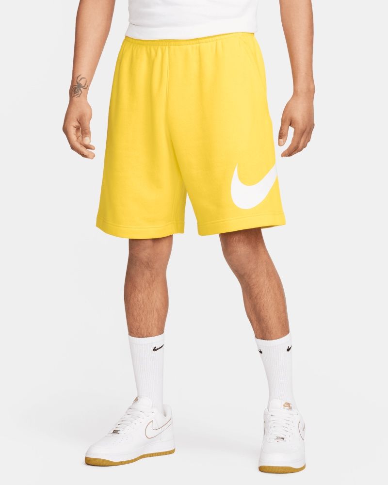 Short Nike Sportswear Club Jaune & Blanc pour homme
