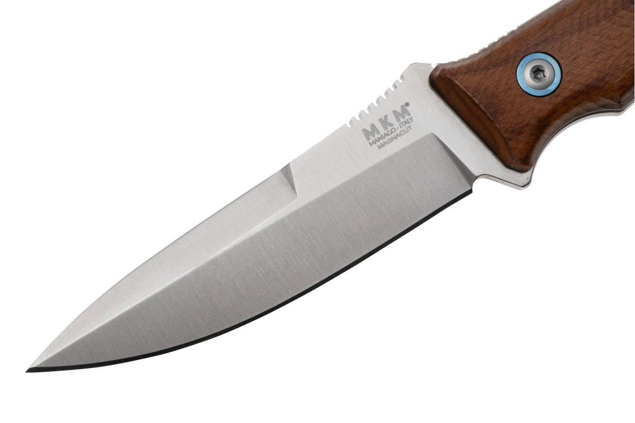 MKM TPF Defense MK-TPFD-S CPM MagnaCut, Santos Wood vaststaand mes, Bob Terzuola design