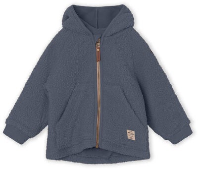 MINI A TURE Liff Teddyfleecejakke, Ombre Blue