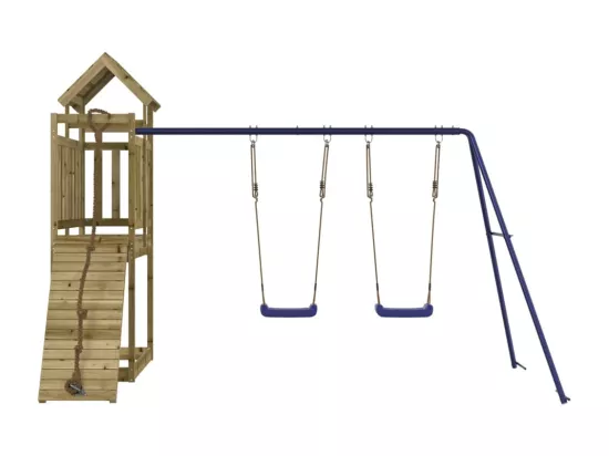 Aire de jeux d'extérieur bois de pin imprégné